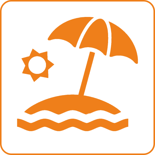 Песчано-галечный пляж - 200 м